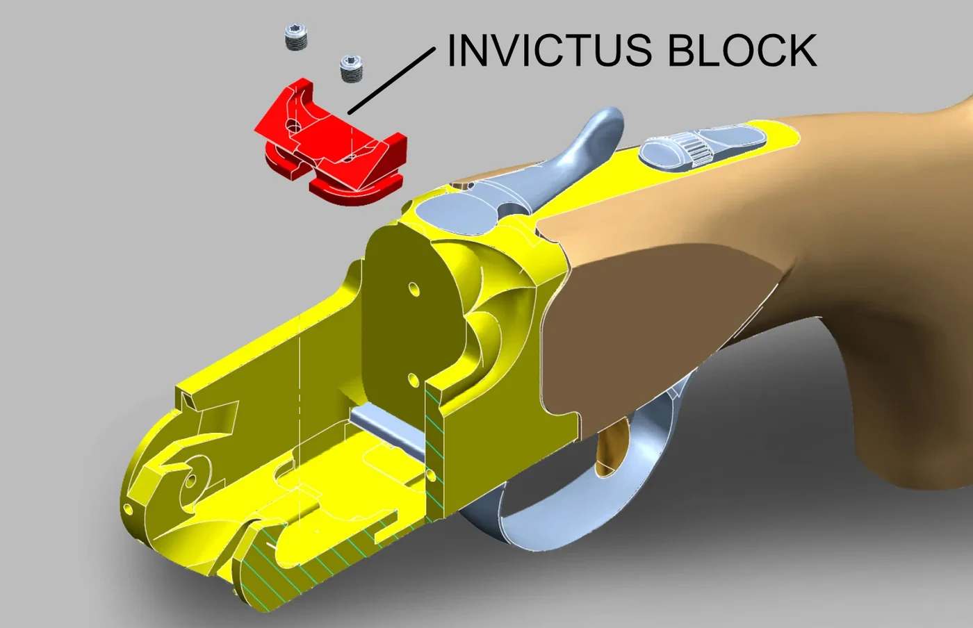 Desenho do Invictus Block, peça do sistema Invictus